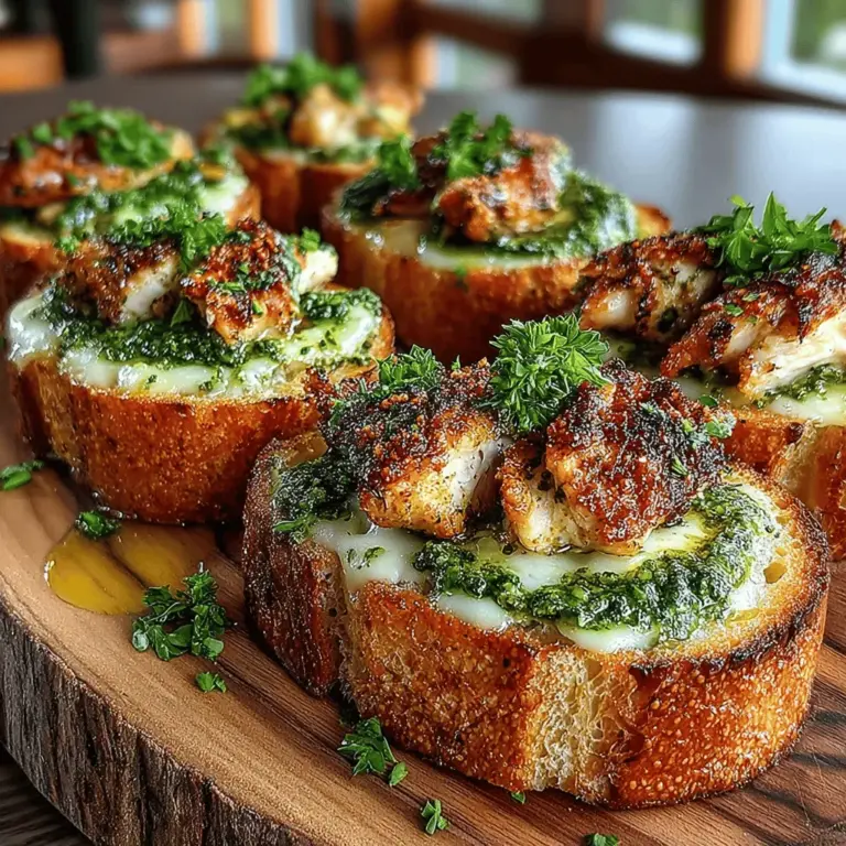 In the world of appetizers, mini toasts stand out as a versatile and crowd-pleasing option. These bite-sized delights offer an exciting way to serve up a variety of flavors and textures, making them perfect for gatherings, parties, or even a cozy night in. Among the many variations of mini toasts, Mini Pesto Chicken Toasts have carved out a special place for themselves, combining tender chicken, creamy cheese, and the vibrant flavors of basil pesto.