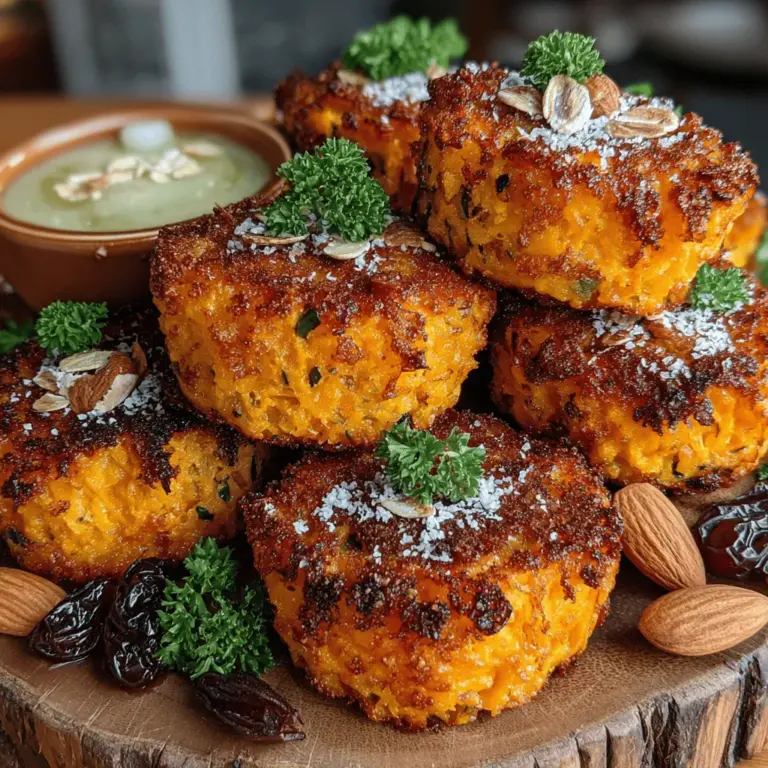 Sweet Potato Bliss Crunch Bites are a delightful fusion of flavor and nutrition, making them an irresistible snack or dessert option for health-conscious individuals and families alike. These bite-sized treats not only satisfy your sweet tooth but also pack a nutritional punch that can enhance your overall well-being. With their unique combination of sweet potatoes and oats, these bites are designed to be both delicious and wholesome, offering a guilt-free indulgence that you can enjoy any time of the day.