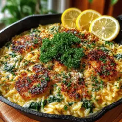 In today's fast-paced world, finding time to prepare a delicious and nutritious meal can often feel like a daunting task. Enter One-Pan Garlic Parmesan Orzo, a delightful dish that not only satisfies your taste buds but also simplifies the cooking process. This recipe is a testament to the beauty of one-pan meals, offering a creamy, savory experience with minimal cleanup. Imagine a hearty bowl of orzo pasta, enveloped in a rich garlic and Parmesan sauce—it's comfort food at its finest.