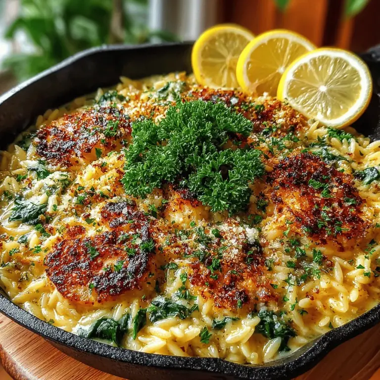 In today's fast-paced world, finding time to prepare a delicious and nutritious meal can often feel like a daunting task. Enter One-Pan Garlic Parmesan Orzo, a delightful dish that not only satisfies your taste buds but also simplifies the cooking process. This recipe is a testament to the beauty of one-pan meals, offering a creamy, savory experience with minimal cleanup. Imagine a hearty bowl of orzo pasta, enveloped in a rich garlic and Parmesan sauce—it's comfort food at its finest.