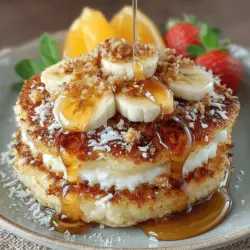 Pancakes have long held a special place in the hearts and stomachs of breakfast enthusiasts around the world. Their fluffy texture and comforting warmth make them a beloved staple, whether served with maple syrup, fresh fruit, or a dollop of whipped cream. However, as health-conscious eating has risen in popularity, many are looking for ways to enjoy this classic dish without sacrificing their nutritional goals. Enter Mini Banana Oat Pancake Stacks—a delightful and wholesome alternative that combines the natural sweetness of bananas with the heart-healthy benefits of oats.