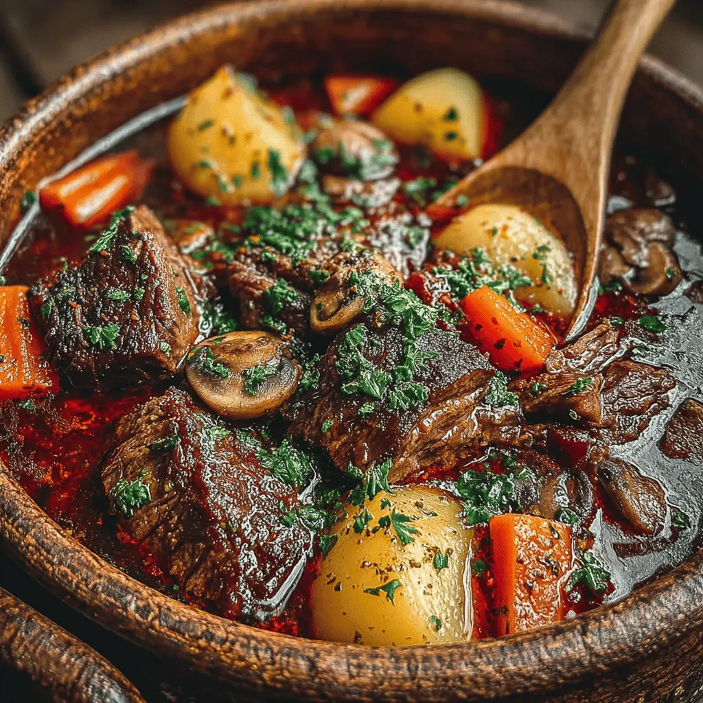 As the chill of winter settles in, there's nothing quite as comforting as a steaming bowl of beef stew. The Robust Beef Stew with Aromatic Herbs stands out as a quintessential dish that not only warms the body but also nourishes the soul. This hearty meal is a delightful blend of tender beef, vibrant vegetables, and aromatic herbs, making it a favorite among families and friends gathering around the dinner table. Its rich, savory flavors and satisfying texture create an experience that transcends mere sustenance, turning mealtime into a cherished occasion.