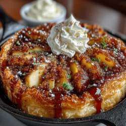 Cinnamon Apple Tarte Tatin is a classic French dessert that beautifully combines the rich flavors of caramelized apples with a flaky puff pastry crust. This inverted tart is not only visually stunning but also a deliciously comforting treat that’s perfect for any occasion. Whether you’re hosting a dinner party or simply looking to indulge in something sweet, this recipe is sure to impress. Throughout this article, we’ll explore the origins of Tarte Tatin, provide a step-by-step guide to making it, and discuss serving suggestions to elevate your dessert experience.