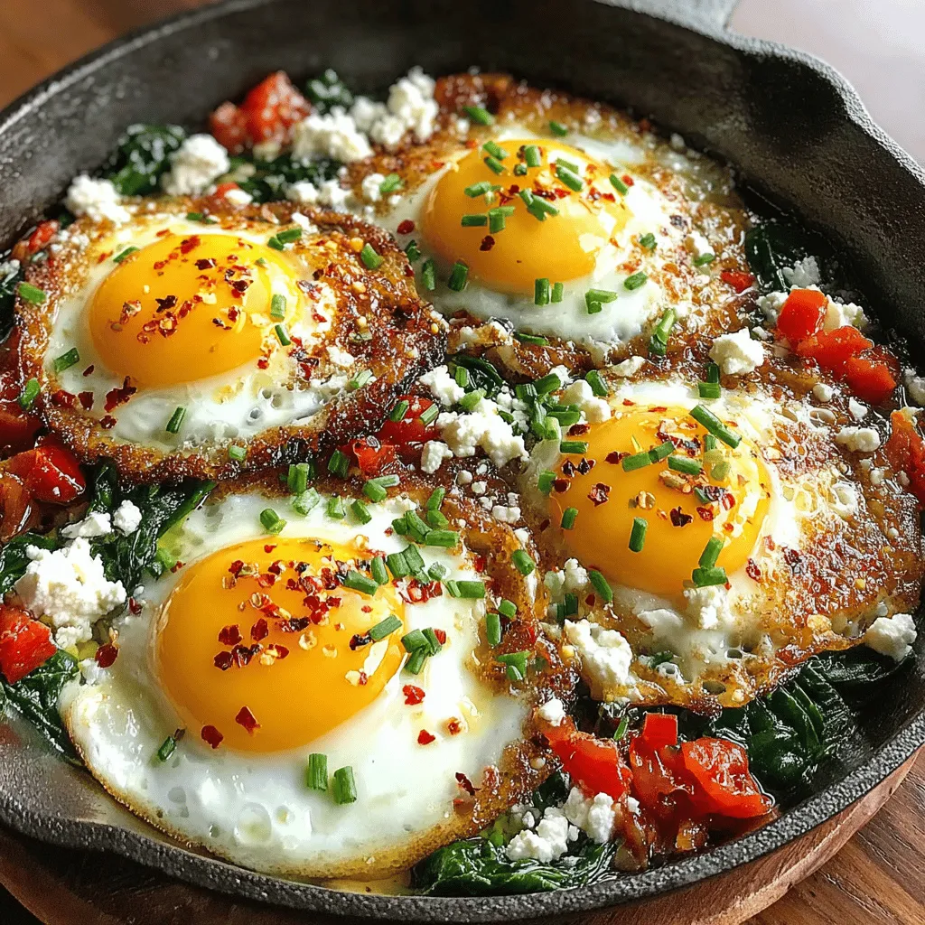 Eggs have long been a breakfast staple around the world, celebrated for their versatility and nutritional value. Among the myriad ways to prepare this beloved ingredient, the Feta Fried Eggs Remix with a Zesty Twist stands out for its vibrant flavors and satisfying texture. This dish takes the traditional fried egg to new heights, incorporating creamy feta cheese, fresh vegetables, and a medley of spices that create a delightful culinary experience. Whether you're looking for a hearty breakfast, a leisurely brunch, or a light dinner, this recipe promises to tantalize your taste buds and leave you feeling nourished.