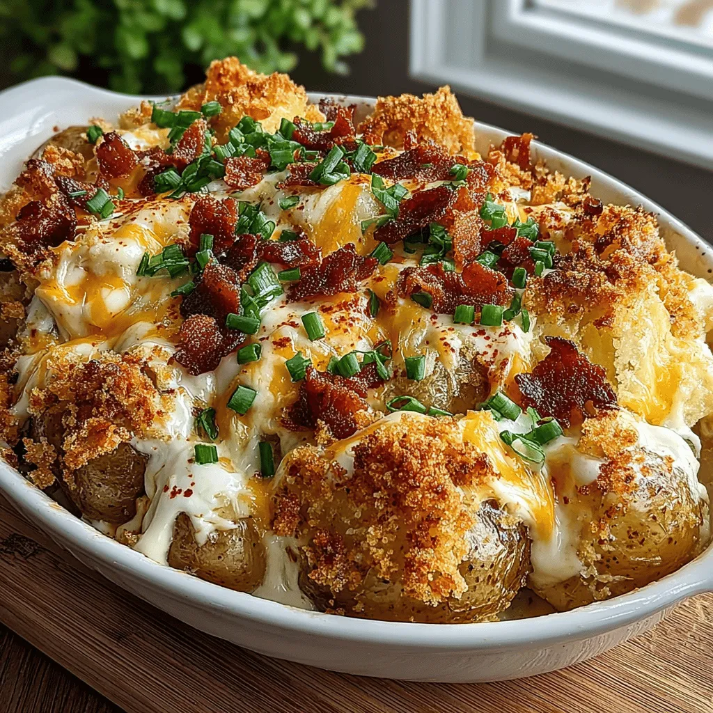 In the realm of comfort foods, few dishes evoke a sense of nostalgia and warmth quite like Cheesy Ranch Potato Casserole. This delightful dish combines the rustic charm of baked potatoes with the creamy richness of ranch dressing, melty cheese, and crispy bacon, creating a symphony of flavors that is hard to resist. Whether it’s a chilly evening or a festive gathering, this casserole serves as a dependable centerpiece that invites family and friends to gather around the table, sharing stories and laughter.