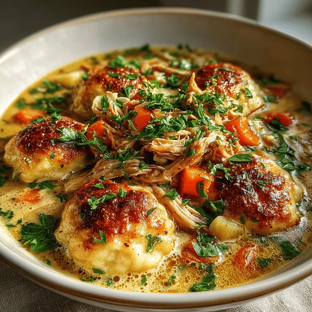 When the chill of autumn settles in or when the clouds hang low on a rainy day, few dishes evoke the same sense of comfort as a steaming pot of chicken and dumplings. This Hearty Rustic Chicken and Dumplings Supper is not just a meal; it’s a warm embrace served in a bowl, brimming with tender chicken, fresh vegetables, and fluffy dumplings that melt in your mouth. The combination of flavors and textures creates a dish that nourishes the body and soul, making it a beloved staple in many households across the globe.