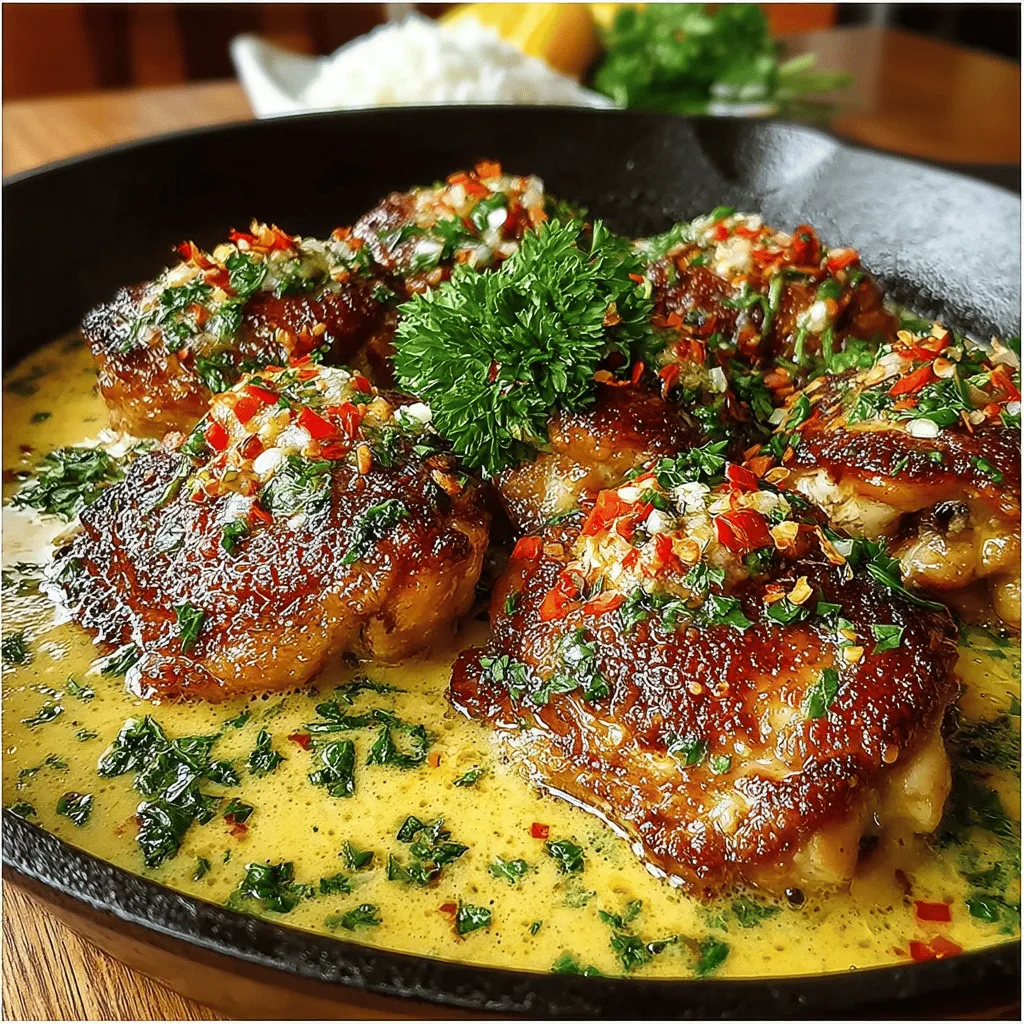 When it comes to comfort food, few dishes can rival the rich, creamy, and indulgent flavors of Creamy Garlic Parmesan Chicken Thighs. This dish not only satisfies your taste buds but also warms your soul, making it a perfect meal for family gatherings or a cozy weeknight dinner. The combination of juicy chicken thighs enveloped in a velvety garlic Parmesan sauce creates a culinary experience that is both comforting and luxurious.