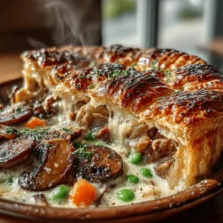 When the chill of winter settles in or a rainy day calls for something cozy, few dishes evoke as much comfort as a classic pot pie. This beloved dish, with its flaky crust encasing a hearty filling, serves not only as a meal but as a warm embrace in culinary form. The aroma of a chicken and mushroom pot pie baking in the oven can transport you back to childhood kitchens, where the act of cooking was synonymous with love, care, and the creation of memories.