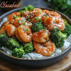 Sweet & Savory Honey Garlic Shrimp & Broccoli