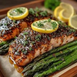 In the realm of quick and nutritious meals, few dishes can rival the simplicity and flavor of Quick Honey Mustard Salmon & Asparagus Delight. This dish not only highlights the health benefits of salmon and asparagus but also features a deliciously tangy honey mustard sauce that elevates the flavor profile without overwhelming the palate. Perfect for busy weeknights or a special occasion, this recipe promises to deliver a gourmet experience in just 30 minutes.