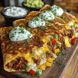 Quesadillas have long been celebrated as one of the most versatile meals in culinary traditions, particularly in Mexican cuisine. Whether you’re looking for a quick weeknight dinner, a satisfying snack, or a crowd-pleasing appetizer, quesadillas can easily adapt to any occasion. The combination of crispy tortillas filled with melted cheese and a variety of flavorful ingredients makes them a favorite for many.