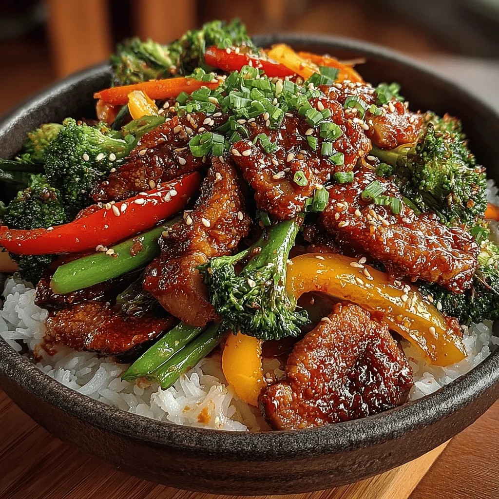 In today’s fast-paced world, finding a quick yet nutritious meal can be a challenge. The Flavor-Packed Chicken and Veggie Stir-Fry Bowl is the perfect solution, offering a vibrant medley of flavors and textures that can be prepared in under 30 minutes. This dish combines lean protein from chicken with a colorful array of vegetables, all tossed in a savory sauce that brings everything together. Whether you’re cooking for yourself or feeding a family, this stir-fry bowl is sure to satisfy.