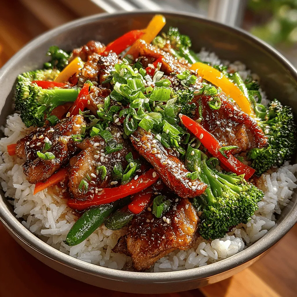 In today’s fast-paced world, finding a quick yet nutritious meal can be a challenge. The Flavor-Packed Chicken and Veggie Stir-Fry Bowl is the perfect solution, offering a vibrant medley of flavors and textures that can be prepared in under 30 minutes. This dish combines lean protein from chicken with a colorful array of vegetables, all tossed in a savory sauce that brings everything together. Whether you’re cooking for yourself or feeding a family, this stir-fry bowl is sure to satisfy.