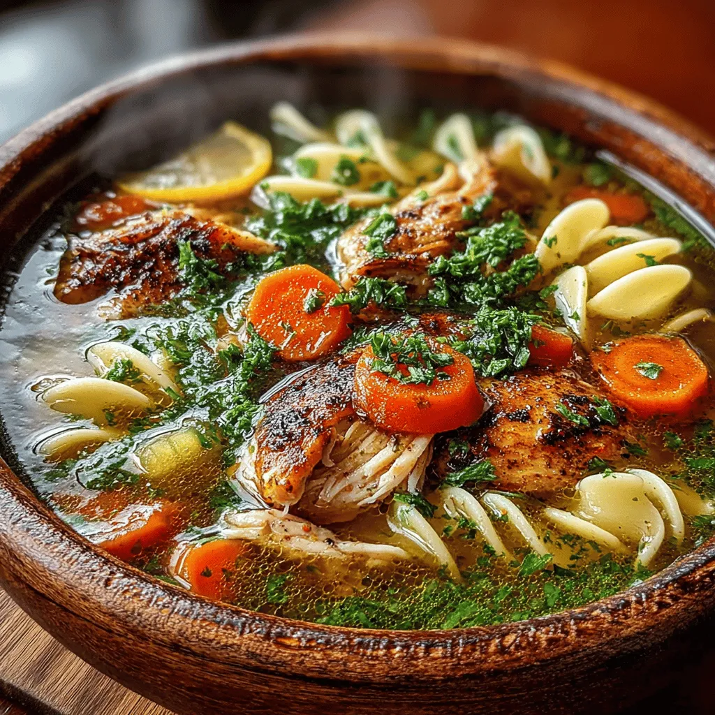 Chicken noodle soup has long held a cherished place in the hearts of many, often regarded as the quintessential comfort food. Whether it’s a chilly evening or a day when you’re feeling under the weather, a warm bowl of chicken noodle soup can provide both nourishment and solace. Its simplicity is matched only by its ability to bring people together, making it a staple in kitchens around the world. This article aims to guide you through the preparation of a cozy chicken noodle soup enhanced by fresh herbs, ensuring that each spoonful is packed with flavor and warmth.