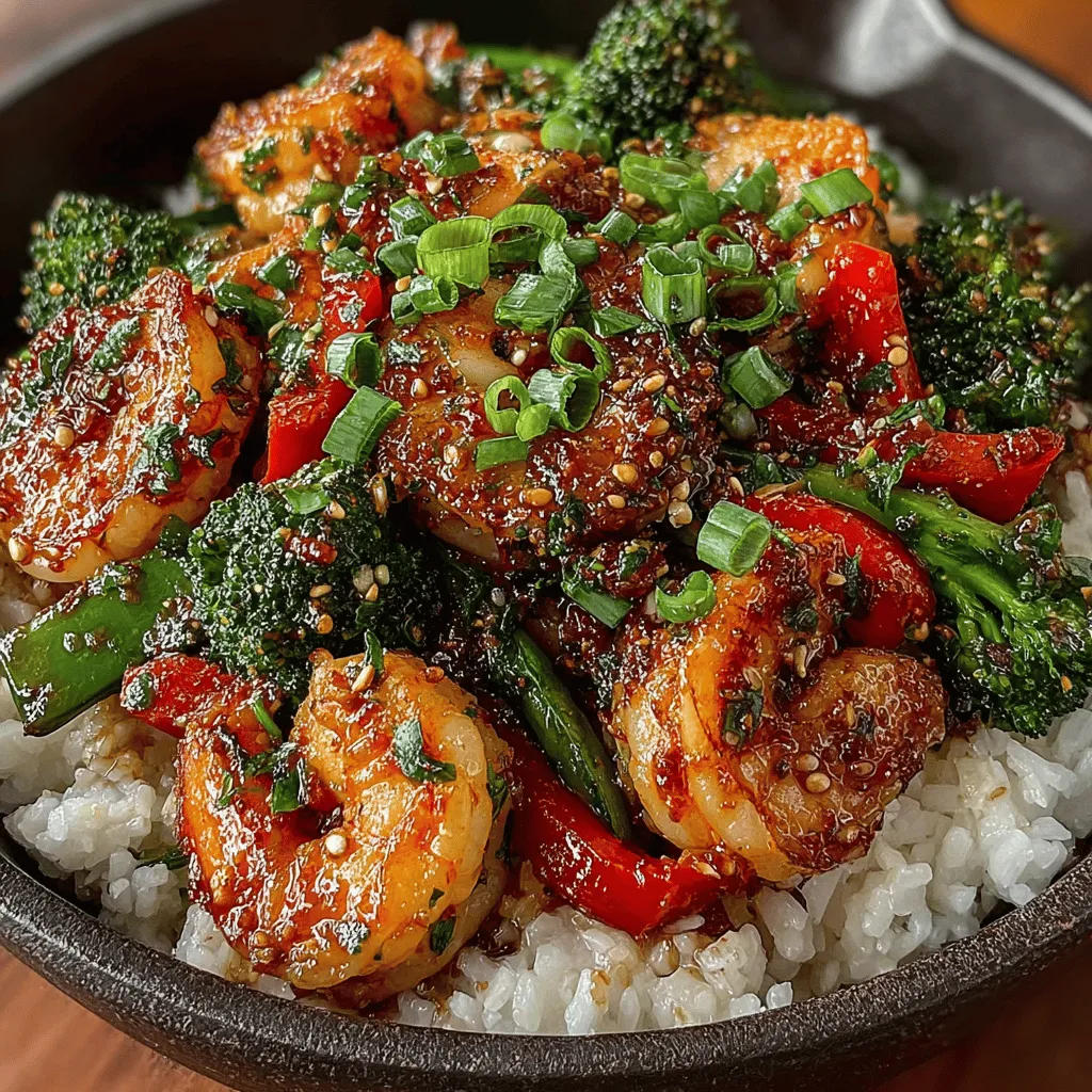 Zesty Shrimp & Veggie Dance is a vibrant and healthy option for weeknight dinners that brings together the freshness of vegetables and the satisfying taste of shrimp in a delightful stir-fry. This quick and easy recipe combines high-quality protein with an array of colorful vegetables, making it not only a feast for the eyes but also a nutritious meal that can cater to various dietary preferences. Using fresh ingredients, this dish bursts with flavor and is perfect for those busy nights when you want something delicious without spending hours in the kitchen.