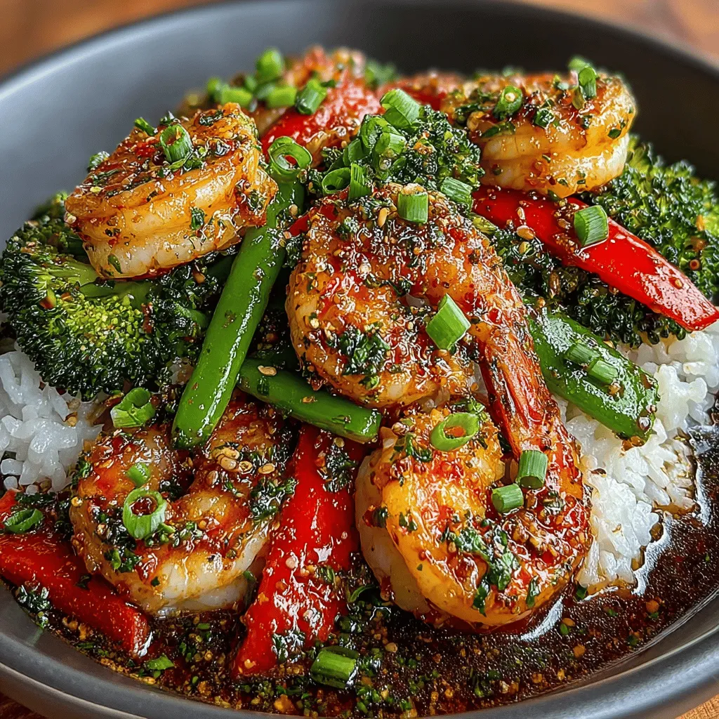 Zesty Shrimp & Veggie Dance is a vibrant and healthy option for weeknight dinners that brings together the freshness of vegetables and the satisfying taste of shrimp in a delightful stir-fry. This quick and easy recipe combines high-quality protein with an array of colorful vegetables, making it not only a feast for the eyes but also a nutritious meal that can cater to various dietary preferences. Using fresh ingredients, this dish bursts with flavor and is perfect for those busy nights when you want something delicious without spending hours in the kitchen.