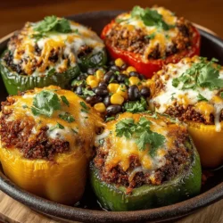 Cheesy Veggie Delight Stuffed Peppers: A Flavorful Recipe