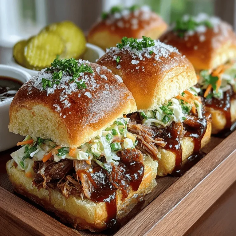 When it comes to hosting gatherings or casual get-togethers, few dishes can rival the warmth and satisfaction that BBQ pulled pork sliders bring to the table. These delectable little sandwiches are not only a hit with guests of all ages, but they are also incredibly versatile and easy to prepare. Whether you're planning a backyard barbecue, a game day feast, or simply a cozy dinner at home, pulled pork sliders are the ideal choice for feeding a crowd without breaking a sweat.