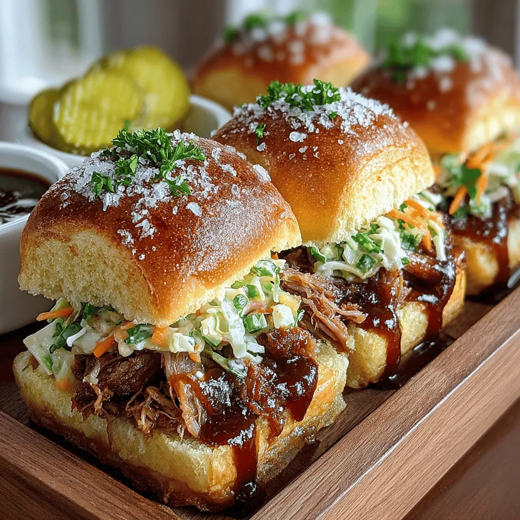 When it comes to hosting gatherings or casual get-togethers, few dishes can rival the warmth and satisfaction that BBQ pulled pork sliders bring to the table. These delectable little sandwiches are not only a hit with guests of all ages, but they are also incredibly versatile and easy to prepare. Whether you're planning a backyard barbecue, a game day feast, or simply a cozy dinner at home, pulled pork sliders are the ideal choice for feeding a crowd without breaking a sweat.