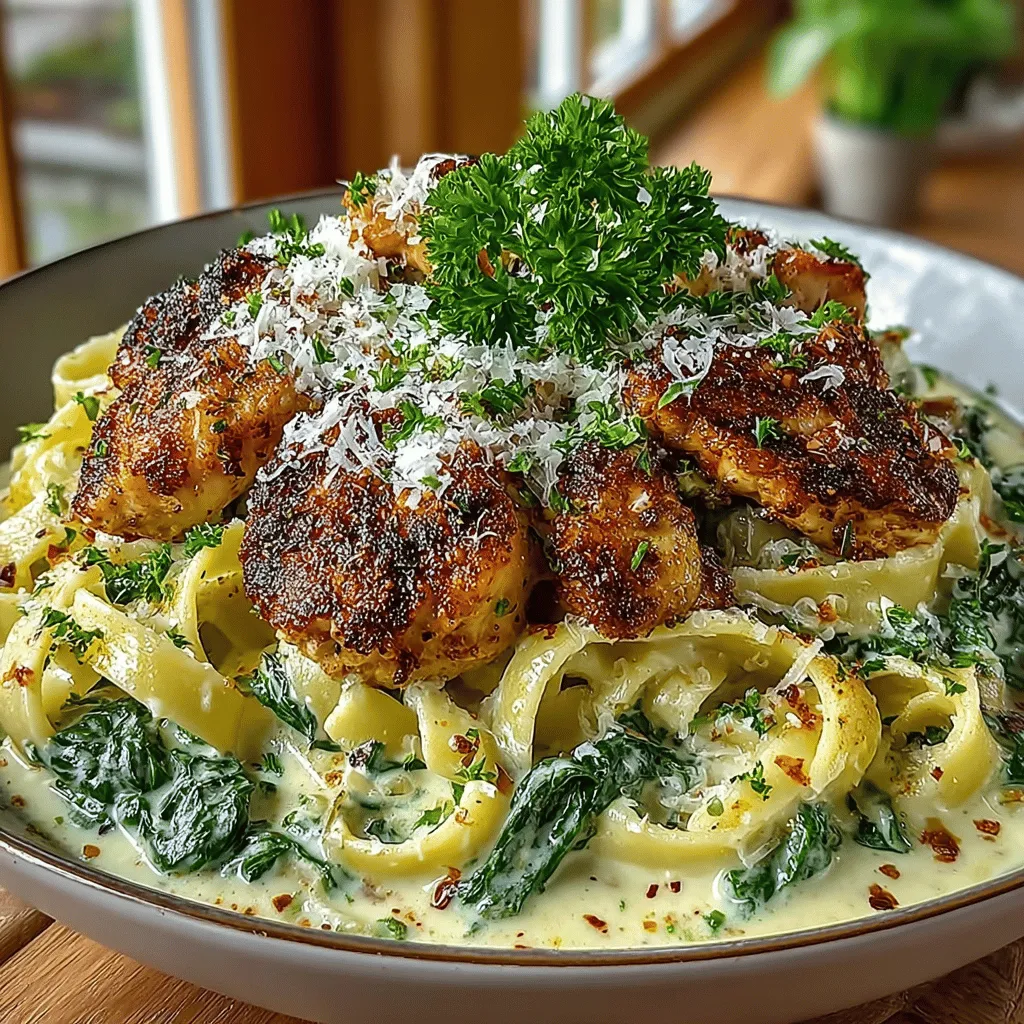 To create an exceptional Creamy Spinach Chicken Alfredo, it’s essential to understand the role of each ingredient in the dish.