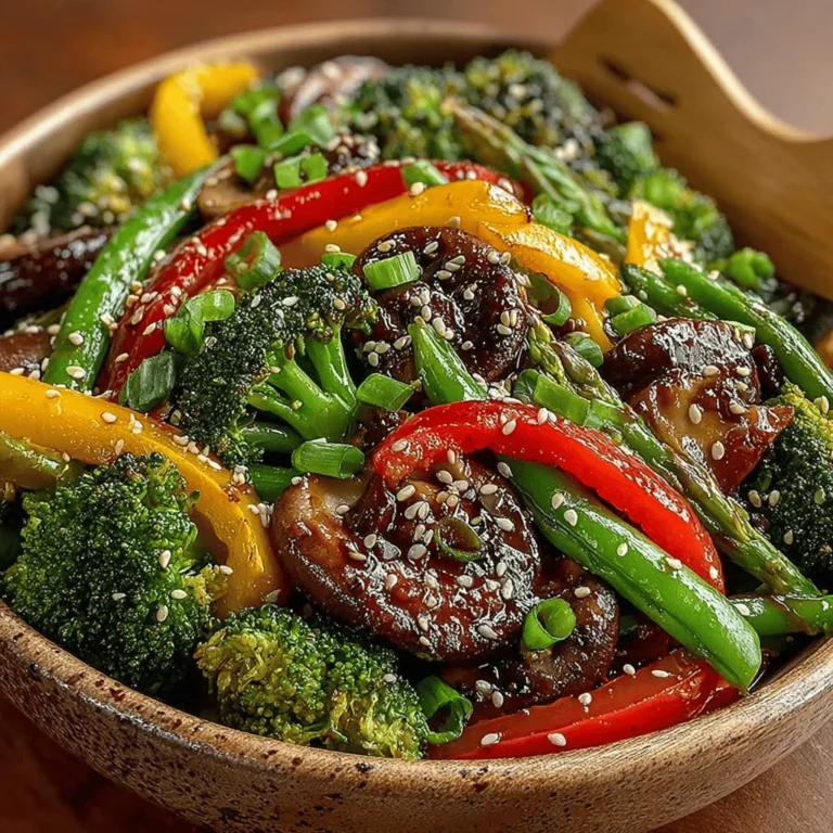 In today’s fast-paced world, finding a quick, healthy, and delicious meal can be challenging. To meet this need, we present the Colorful Crunch Veggie Stir-Fry with Zesty Soy-Ginger Sauce. This vibrant dish not only showcases an array of fresh vegetables, but it also celebrates bold flavors that awaken the palate. Perfectly suited for busy weeknights or leisurely weekend dinners, this recipe serves as a delightful main course or a complementary side dish, making it versatile enough for any meal occasion.