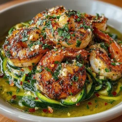 When it comes to cooking Zesty Lemon Garlic Shrimp with Zoodles, the choice of fats plays a crucial role in flavor development and texture enhancement. Olive oil is a staple in Mediterranean cuisine, known for its heart-healthy monounsaturated fats and distinctive flavor. It provides a light, fruity base that complements the zesty notes of lemon and the sweetness of shrimp.