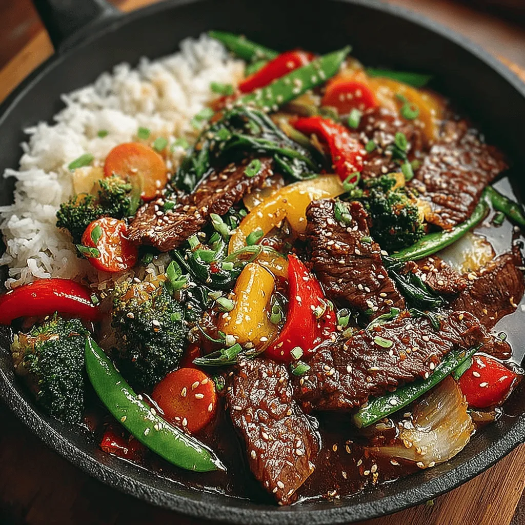 When it comes to quick and flavorful meals, few dishes can rival the vibrant beef and veggie stir-fry. This dish not only bursts with color and flavor but also offers a perfect harmony of protein and vegetables, making it an ideal choice for health-conscious diners and busy families alike. With its vibrant array of ingredients and speedy preparation, this stir-fry quickly earns its place as a mealtime favorite.