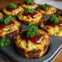 What makes turkey meatloaf muffins so appealing? Their unique characteristics set them apart from traditional meatloaf and make them a fantastic addition to any meal. First and foremost, the texture and flavor profile of these muffins are nothing short of delightful. The muffins come out tender and moist while retaining a satisfying bite. The combination of ground turkey with breadcrumbs and vegetables creates a harmonious blend that is both savory and satisfying.