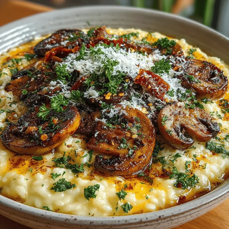 - 1 cup Arborio rice - 4 cups vegetable or chicken broth - 1 cup fresh mushrooms (cremini or button), sliced - 1 small onion, finely chopped - 2 cloves garlic, minced - 1/2 cup dry white wine (optional) - 1/2 cup grated Parmesan cheese - 2 tablespoons olive oil - 2 tablespoons unsalted butter - Salt and pepper to taste