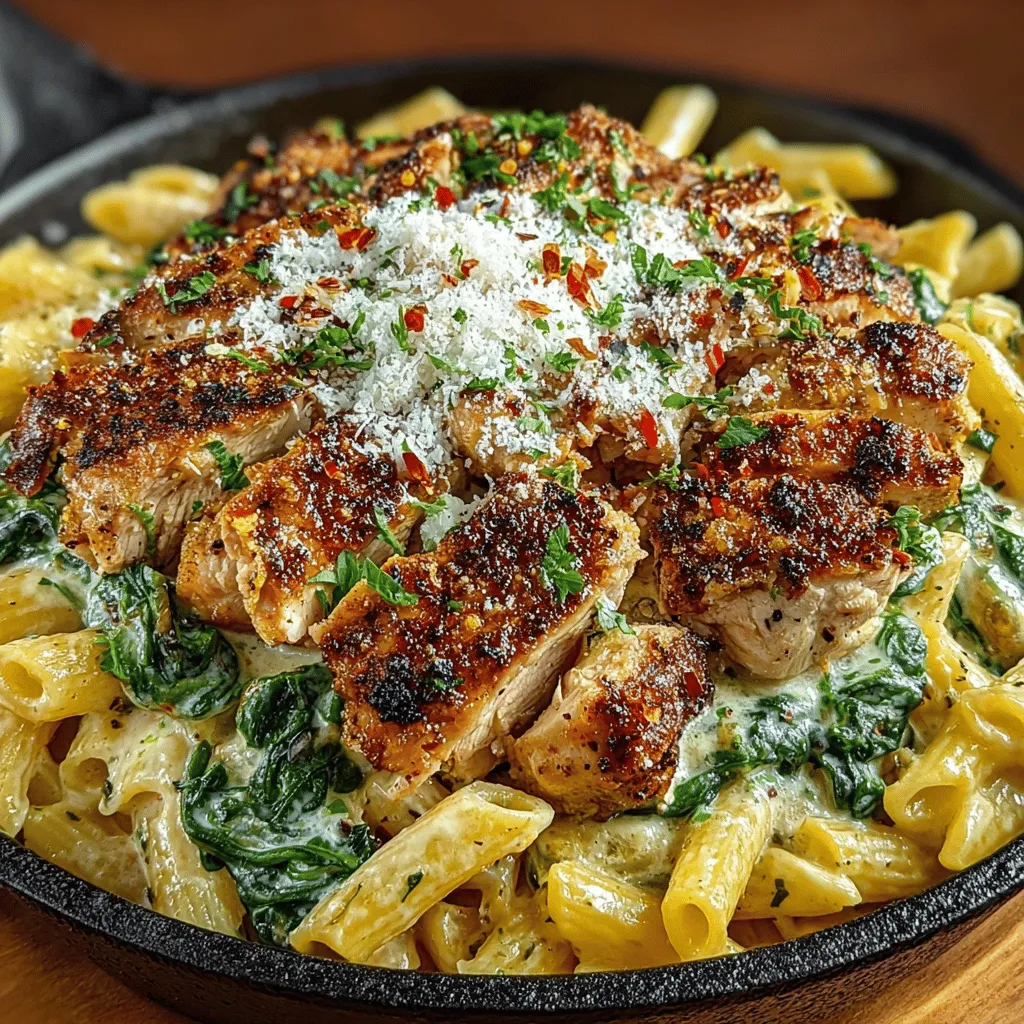In the fast-paced world we live in, one-pot meals have gained immense popularity for their convenience and ease of preparation. They not only save time on cooking and cleaning but also allow for a harmonious blend of flavors and textures in a single dish. Among these culinary gems, the Creamy Chicken and Spinach Pasta Skillet stands out as a comforting and quick dinner option that pleases both the palate and the mind. This recipe is perfect for busy weeknights when you want something delicious without spending hours in the kitchen.
