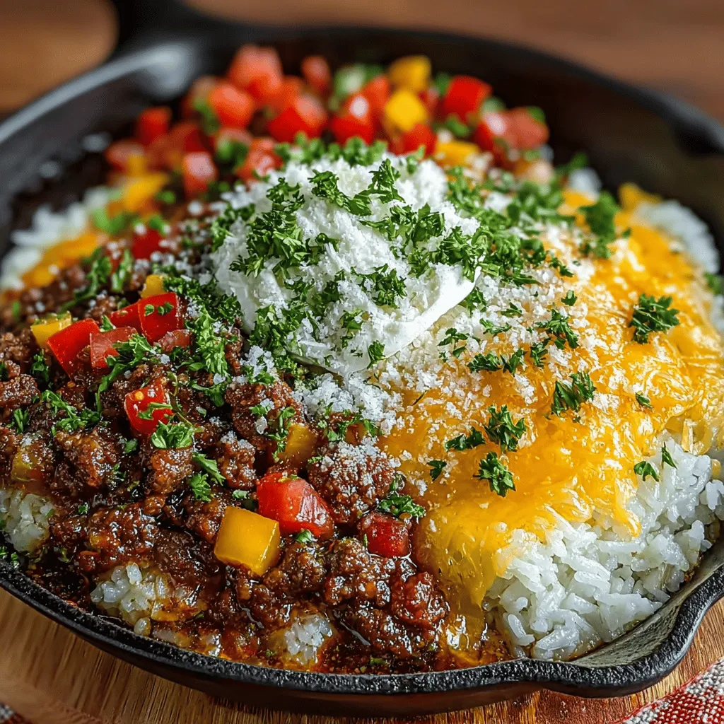 In the realm of comfort food, few dishes can compete with the heartwarming combination of cheesy goodness and savory beef. The Cheesy Beef & Rice Delight is a simple yet satisfying recipe that brings together ground beef, rice, and a melty layer of cheddar cheese, all cooked in one pan for effortless cleanup. This dish is perfect for busy weeknights or cozy family dinners, and it offers a delightful blend of flavors that will leave everyone asking for seconds. In this article, we will explore the ingredients, preparation methods, and some creative ways to enjoy this delicious meal.