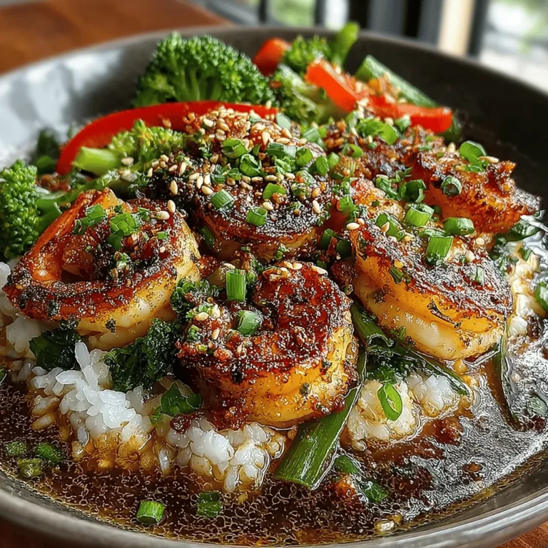 In today's fast-paced world, finding a nutritious and delicious meal that can be prepared quickly is essential. The Flavor-Packed Teriyaki Shrimp and Veggie Rice Bowls embody the perfect balance of taste, nutrition, and convenience. This dish combines succulent shrimp, vibrant vegetables, and aromatic rice, all enveloped in a savory teriyaki sauce. It is not just a meal; it’s an experience that caters to various dietary needs while delivering a taste that excites the palate.