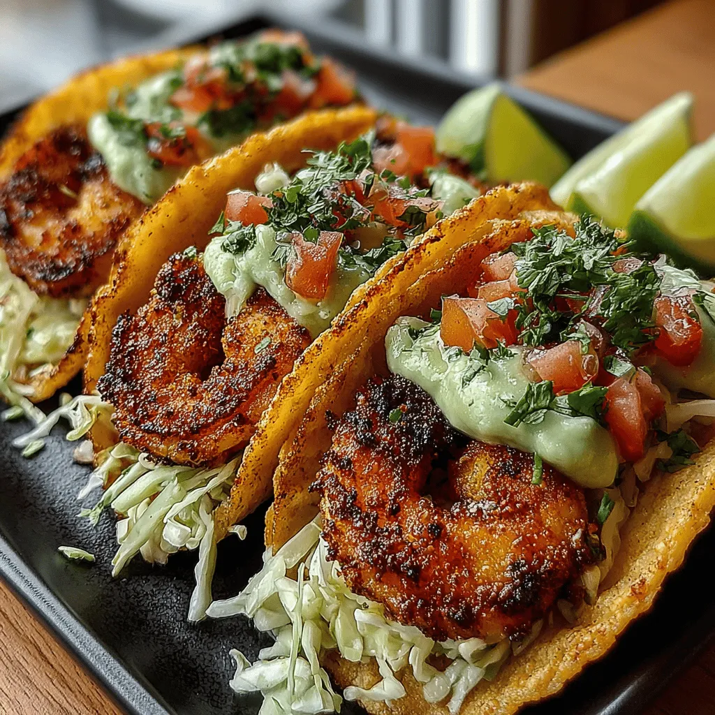 In the world of quick and satisfying meals, shrimp tacos stand out as a favorite choice, offering a delightful combination of flavor, texture, and freshness. These versatile tacos are not only easy to prepare but also deliver a burst of culinary excitement with every bite. When paired with a creamy avocado sauce, they transform into a gourmet experience that is sure to impress, whether at a casual weeknight dinner or a lively gathering with friends.