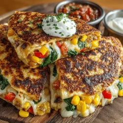 Cheesy Veggie Fiesta Quesadillas: A Flavorful Delight