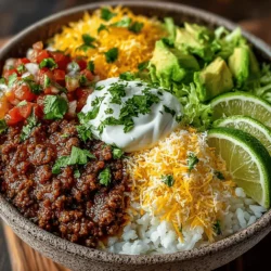 Tantalizing Turkey Taco Bowls