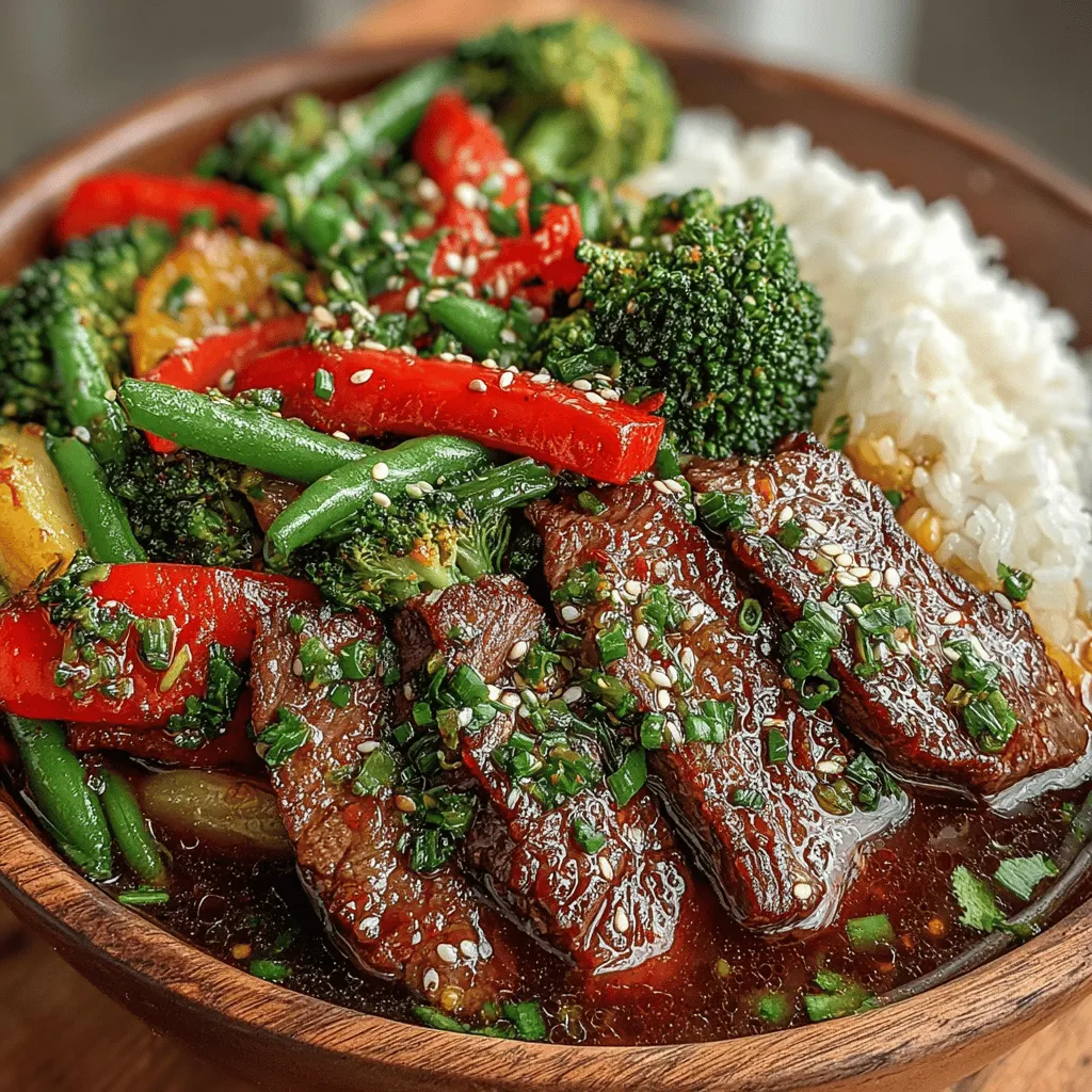 When it comes to quick and satisfying meals, few dishes can rival the vibrant Sizzling Beef & Veggie Delight. This culinary gem combines tender strips of beef sirloin with an array of colorful vegetables, all brought together by rich, savory sauces. Its appeal lies not only in its irresistible flavor but also in the visual feast it presents, making it a favorite among families and food enthusiasts alike. As you take a bite, the sizzling sound and aromatic steam evoke a sense of comfort and satisfaction that is hard to resist.