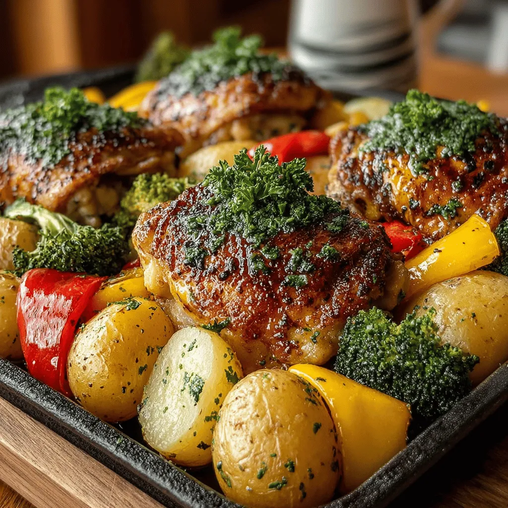 In the fast-paced world we live in, finding time to prepare a wholesome meal can often feel like a daunting task. Enter the One-Pan Wonder: Savory Chicken and Vegetable Sheet Pan Dinner, a meal that combines convenience, flavor, and nutrition in one simple dish. This recipe has gained popularity among home cooks for its ease of preparation and the beautiful medley of flavors it brings to the table, making it an ideal choice for busy weeknights or casual family gatherings.