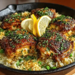 One-Skillet Garlic Herb Chicken and Rice: A Flavorful Delight