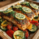 In today's fast-paced world, finding a healthy, delicious, and easy-to-prepare meal can feel like a daunting task. The Zesty Sheet Pan Lemon Herb Salmon & Veggies is a perfect solution for busy weeknights or leisurely weekend dinners. This delightful dish combines the rich flavors of salmon with vibrant, nutrient-packed vegetables, all roasted to perfection on a single sheet pan. Not only does it provide a feast for the eyes, but it also delivers a wholesome meal that can be ready in less than an hour.
