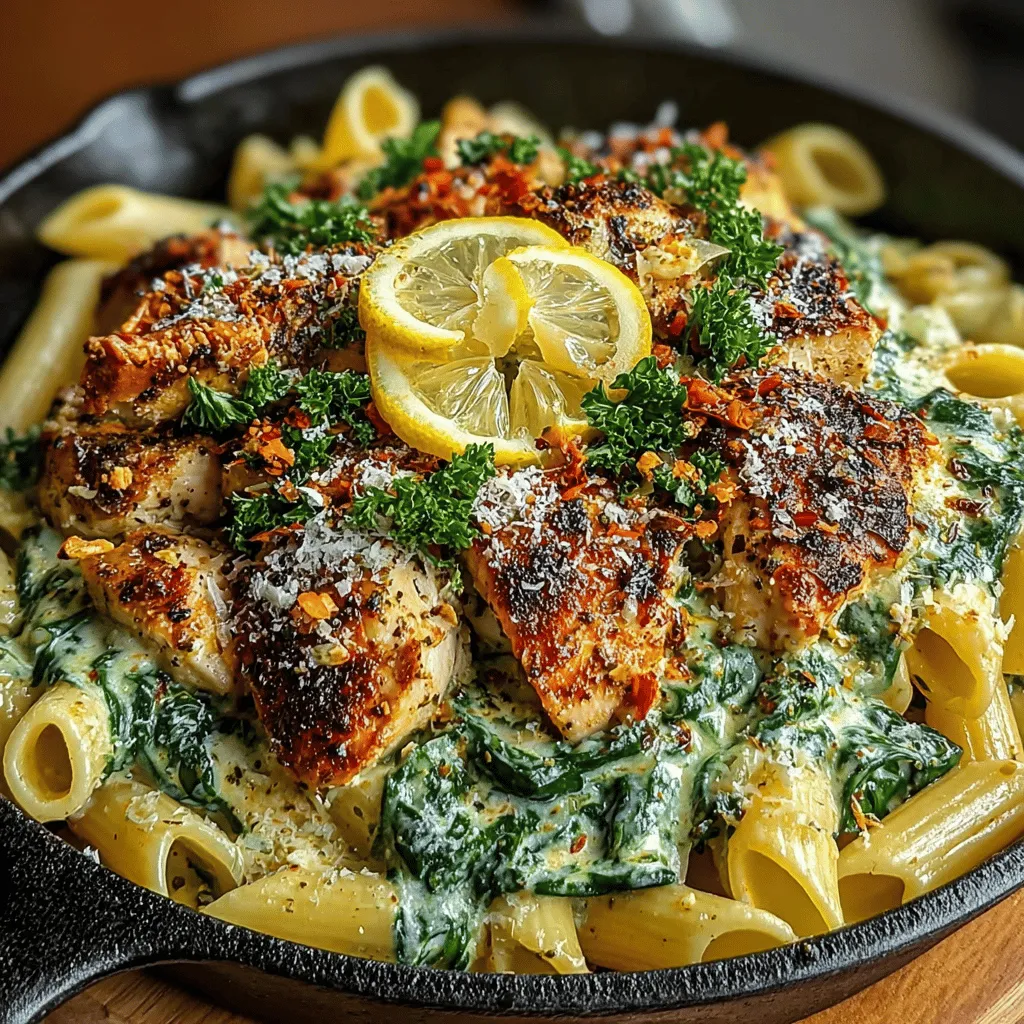 To create the best Creamy Chicken and Spinach Skillet Pasta, it is crucial to understand the key components that contribute to its distinctive taste and texture. Each ingredient plays a vital role, not only enhancing the flavor but also adding nutritional value to the dish.