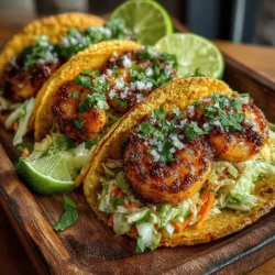 Zesty Citrus Shrimp Tacos with Crunchy Slaw