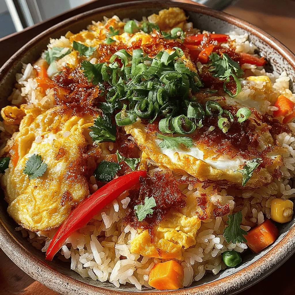 Fried rice is a beloved dish in many cultures, celebrated for its ability to transform simple ingredients into a vibrant, satisfying meal. Among the myriad variations, Sizzling Veggie-Packed Fried Rice stands out as a delightful option that not only tantalizes the taste buds but also showcases a colorful medley of fresh vegetables. This recipe is not just a dish; it’s a canvas for creativity, allowing you to customize the flavors and ingredients based on your personal preferences or what you have on hand.