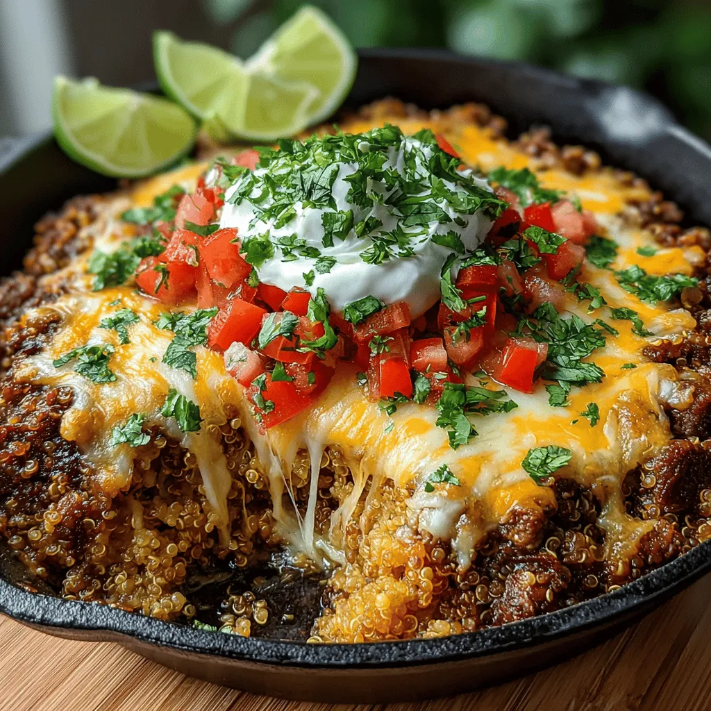 In our fast-paced world, the allure of one-pan meals has become increasingly evident. These culinary gems are a game-changer for busy individuals and families, allowing for flavorful, hearty dishes without the hassle of multiple pots and pans. The One-Pan Cheesy Taco Quinoa Skillet stands out as a particularly enticing option. This recipe not only simplifies the cooking process but also provides a nutritious meal that satisfies cravings for classic taco flavors while embracing the health benefits of quinoa.