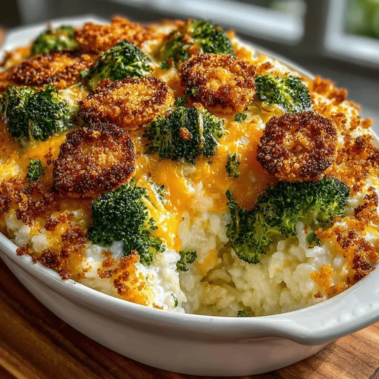 - 1 cup long-grain white rice - 2 cups vegetable broth - 4 cups fresh broccoli florets - 1 cup shredded cheddar cheese - 1 cup shredded mozzarella cheese - 1/2 cup grated Parmesan cheese - 1 small onion, finely chopped - 2 cloves garlic, minced - 1 teaspoon paprika - 1 teaspoon garlic powder - 2 tablespoons olive oil - 1/2 cup milk - 1/2 cup sour cream - 1 cup crushed butter crackers (optional topping)