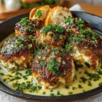 When it comes to quick weeknight dinners that don’t compromise on flavor, few dishes can rival the allure of creamy garlic butter chicken meatballs. This recipe presents a delightful combination of juicy, tender chicken meatballs enveloped in a rich, velvety garlic butter sauce that elevates a simple meal into a gourmet experience. Perfect for both family dinners and special occasions, these meatballs offer a comforting embrace with every bite, making them an instant favorite at the dinner table.