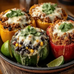 Hearty Turkey and Quinoa Stuffed Peppers: A Flavorful Journey