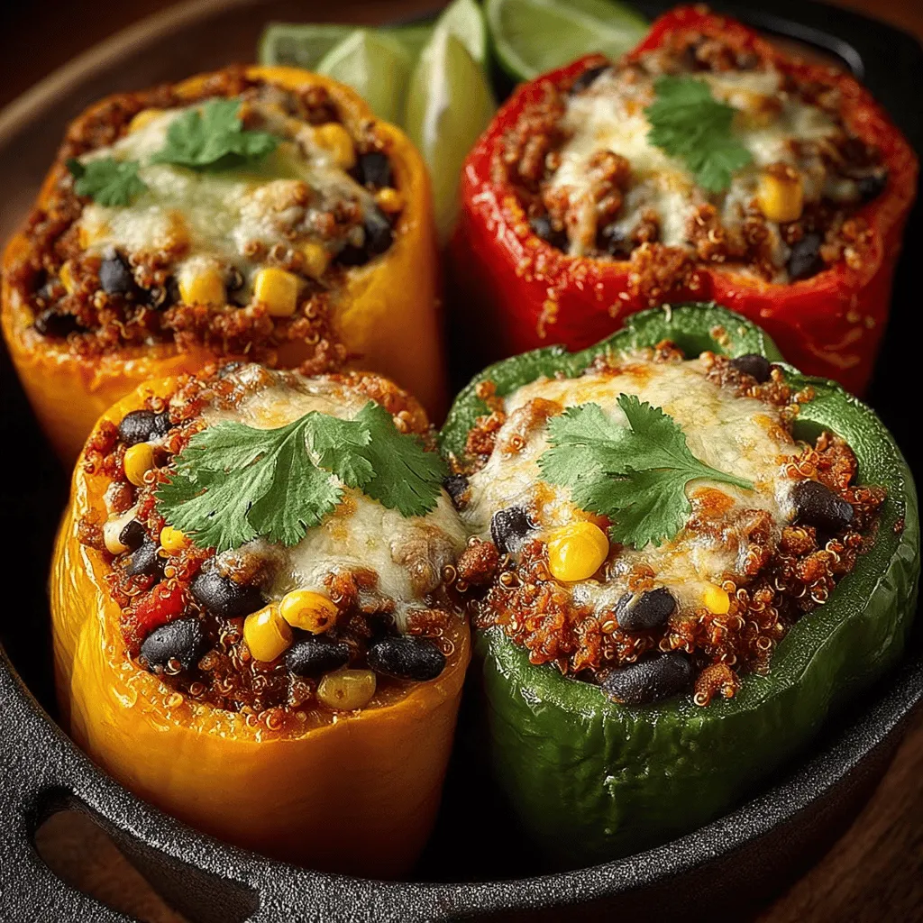 In the world of wholesome and satisfying meals, Turkey-Packed Bell Peppers Delight stands out as a vibrant, nutritious option that beautifully combines flavor, color, and health benefits. This recipe is not only an excellent choice for a family dinner but also a perfect meal prep option for those busy weekdays. Loaded with protein from ground turkey, fiber from black beans and quinoa, and an array of vitamins from bell peppers, this dish is as delightful for the palate as it is for the body. In this article, we will walk you through the recipe in detail, providing insights into its nutritional benefits, cooking techniques, and presentation tips to elevate this dish to your family's favorite meal.