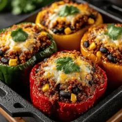 In the world of wholesome and satisfying meals, Turkey-Packed Bell Peppers Delight stands out as a vibrant, nutritious option that beautifully combines flavor, color, and health benefits. This recipe is not only an excellent choice for a family dinner but also a perfect meal prep option for those busy weekdays. Loaded with protein from ground turkey, fiber from black beans and quinoa, and an array of vitamins from bell peppers, this dish is as delightful for the palate as it is for the body. In this article, we will walk you through the recipe in detail, providing insights into its nutritional benefits, cooking techniques, and presentation tips to elevate this dish to your family's favorite meal.