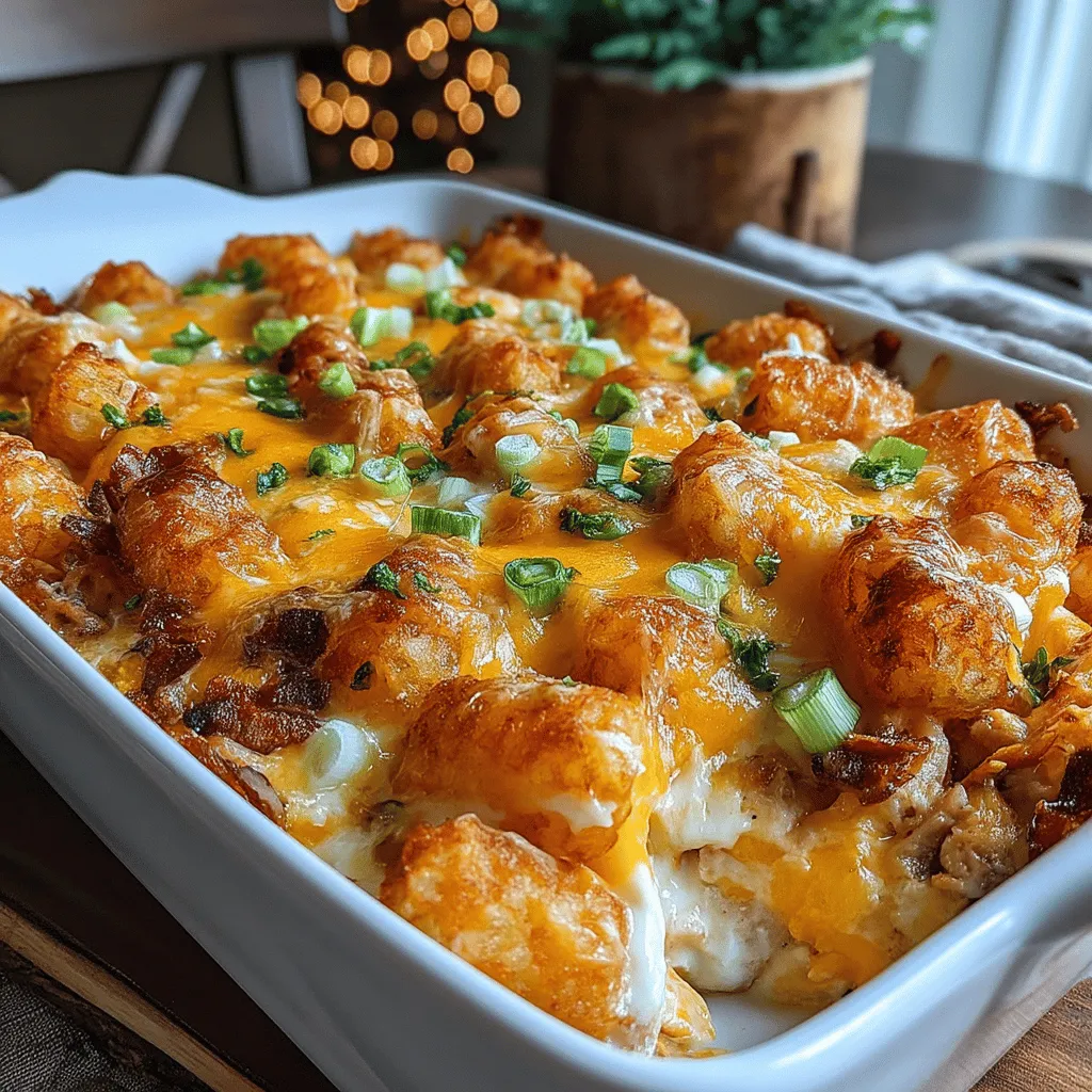 If you're in search of a dish that combines comfort and convenience, look no further than Cheesy Loaded Chicken Tater Tot Casserole. This hearty meal is a delightful mix of flavors and textures, making it a favorite among families and friends alike. Whether it's a cozy weeknight dinner or a gathering with loved ones, this casserole is sure to please everyone at the table.