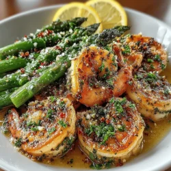 If you are looking for a dish that is both light and bursting with flavor, the Zesty Lemon Garlic Shrimp & Asparagus recipe is the perfect choice. This dish not only showcases the vibrant flavors of fresh shrimp and crisp asparagus but also highlights the importance of incorporating healthy meals into your diet. Shrimp is a lean source of protein, while asparagus is packed with vitamins and minerals, making them an ideal combination for a balanced meal. With its quick preparation time and zesty flavor profile, this recipe is perfect for busy weeknights or a delightful weekend dinner.